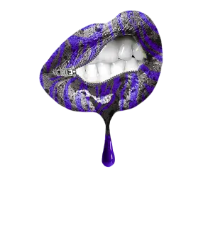 Air Jordan 3 Dark Iris - White T-Shirt (LIPS UNSEALED)