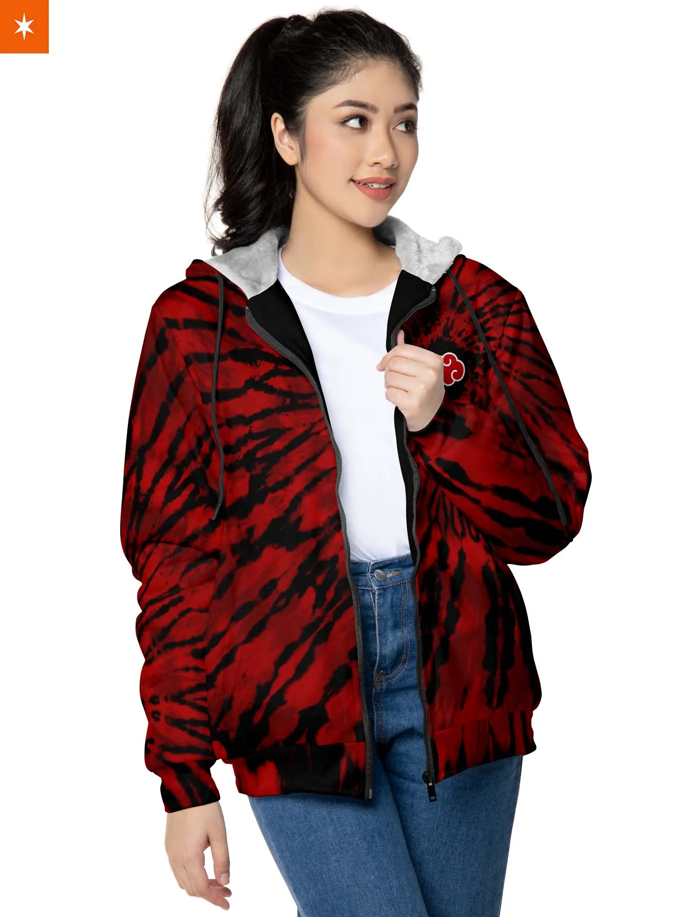 Akatsuki Tie Dye Velvet Hoodie