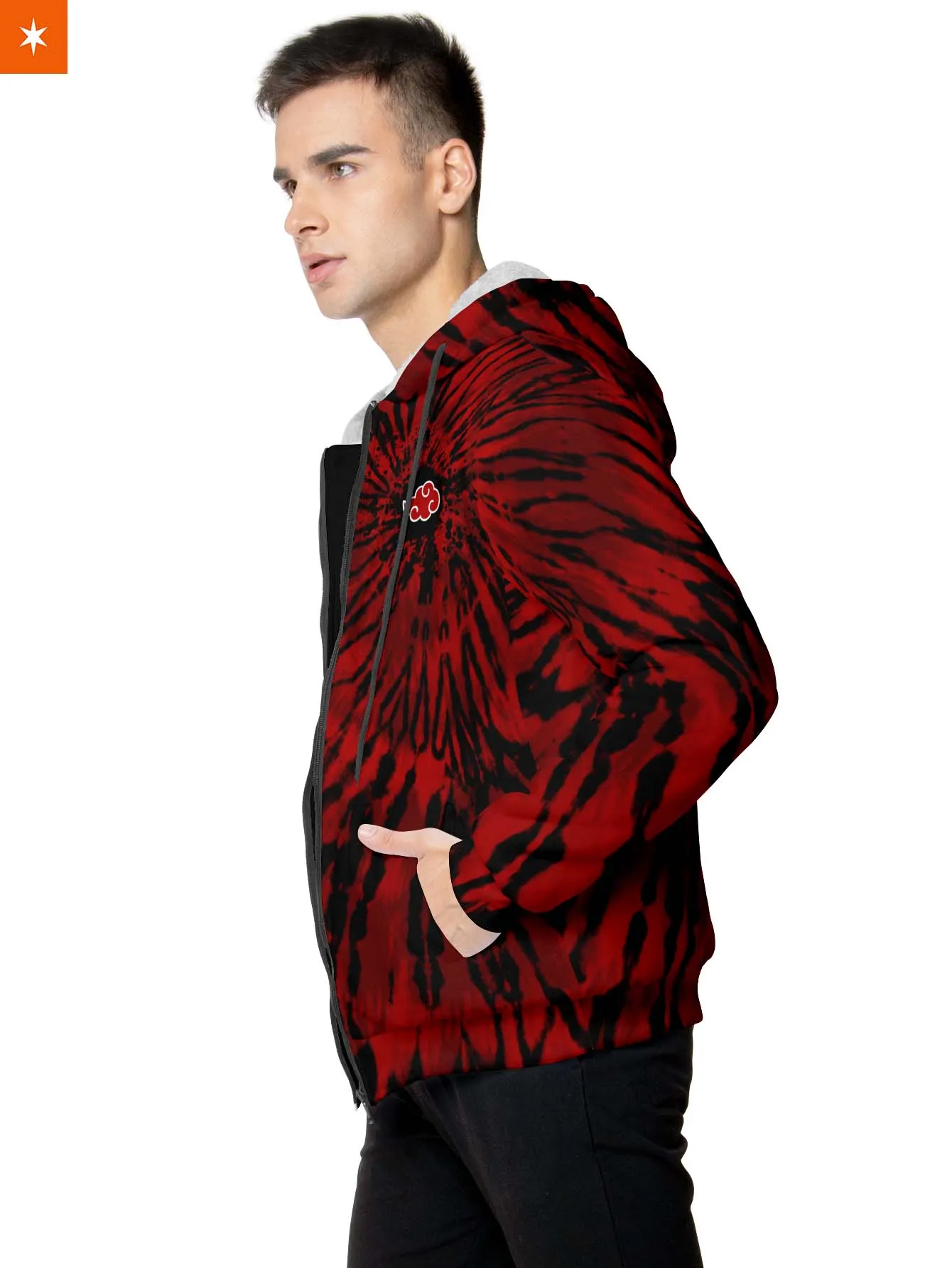 Akatsuki Tie Dye Velvet Hoodie