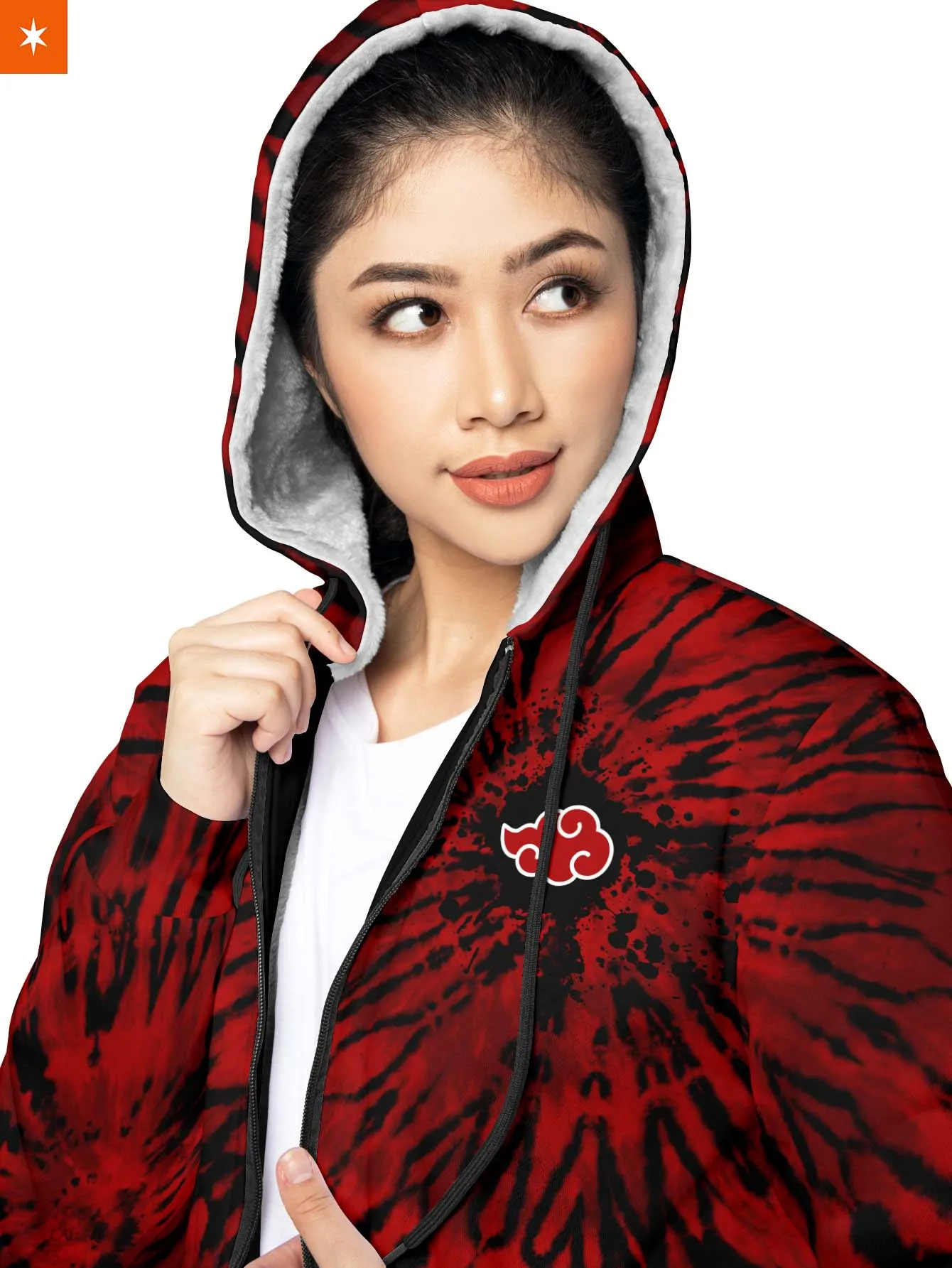 Akatsuki Tie Dye Velvet Hoodie