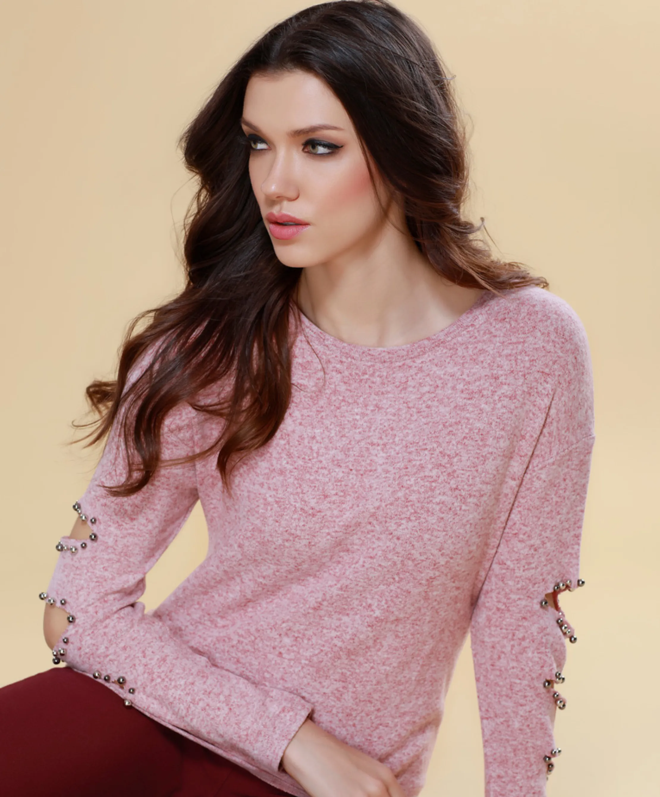 Avianna Kashmira Beaded Cut Out Sleeve