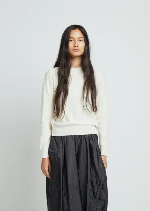 Carded Lambswool Crewneck Pullover