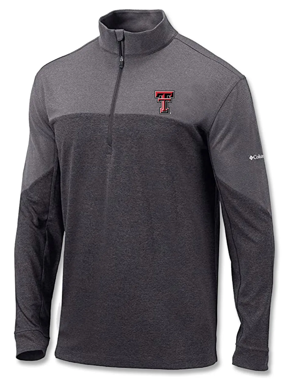 Columbia Texas Tech "Home Course" Omni-Wick 1/4 Zip Pullover