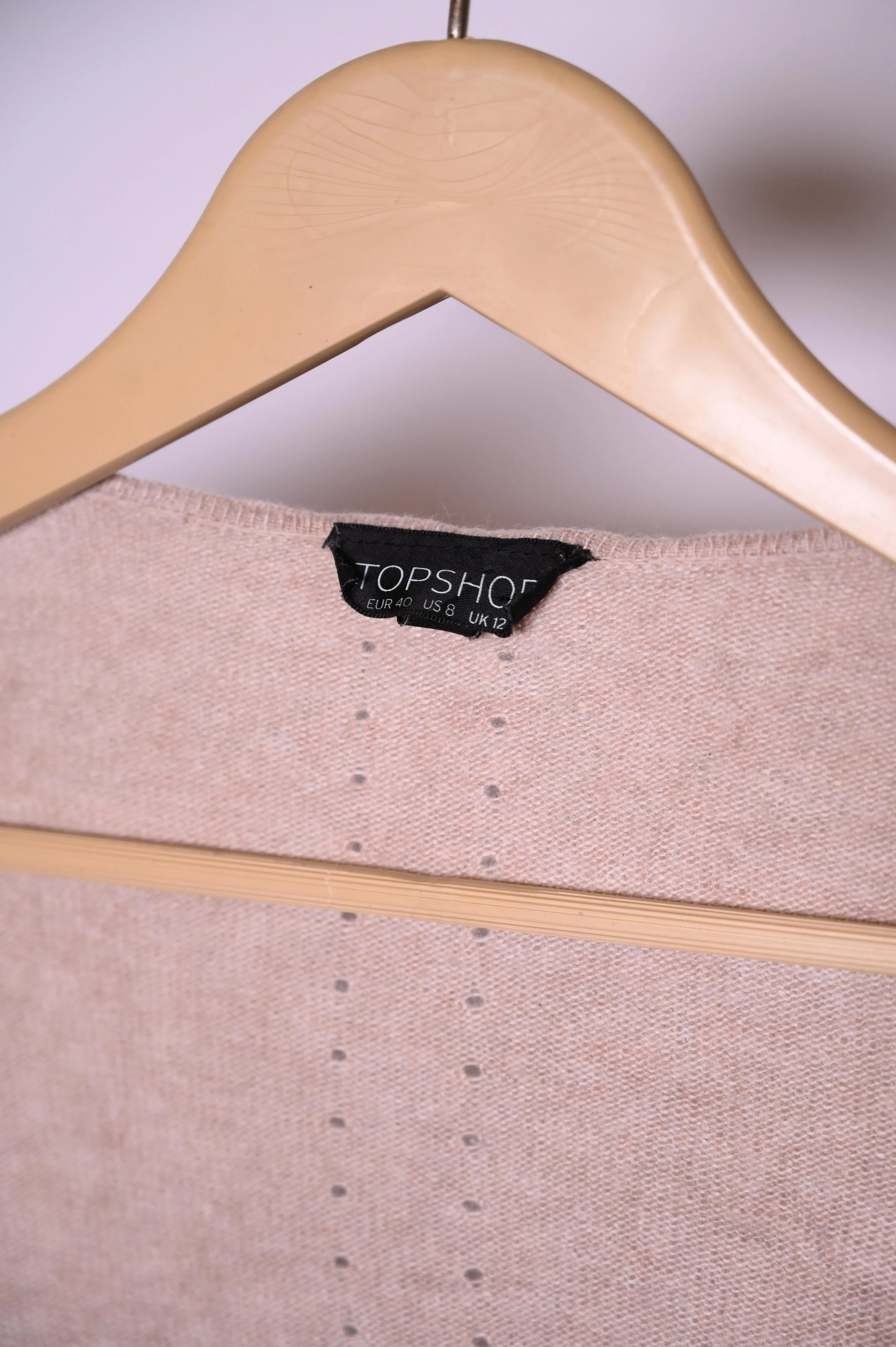 Cream Acrylic Shrug