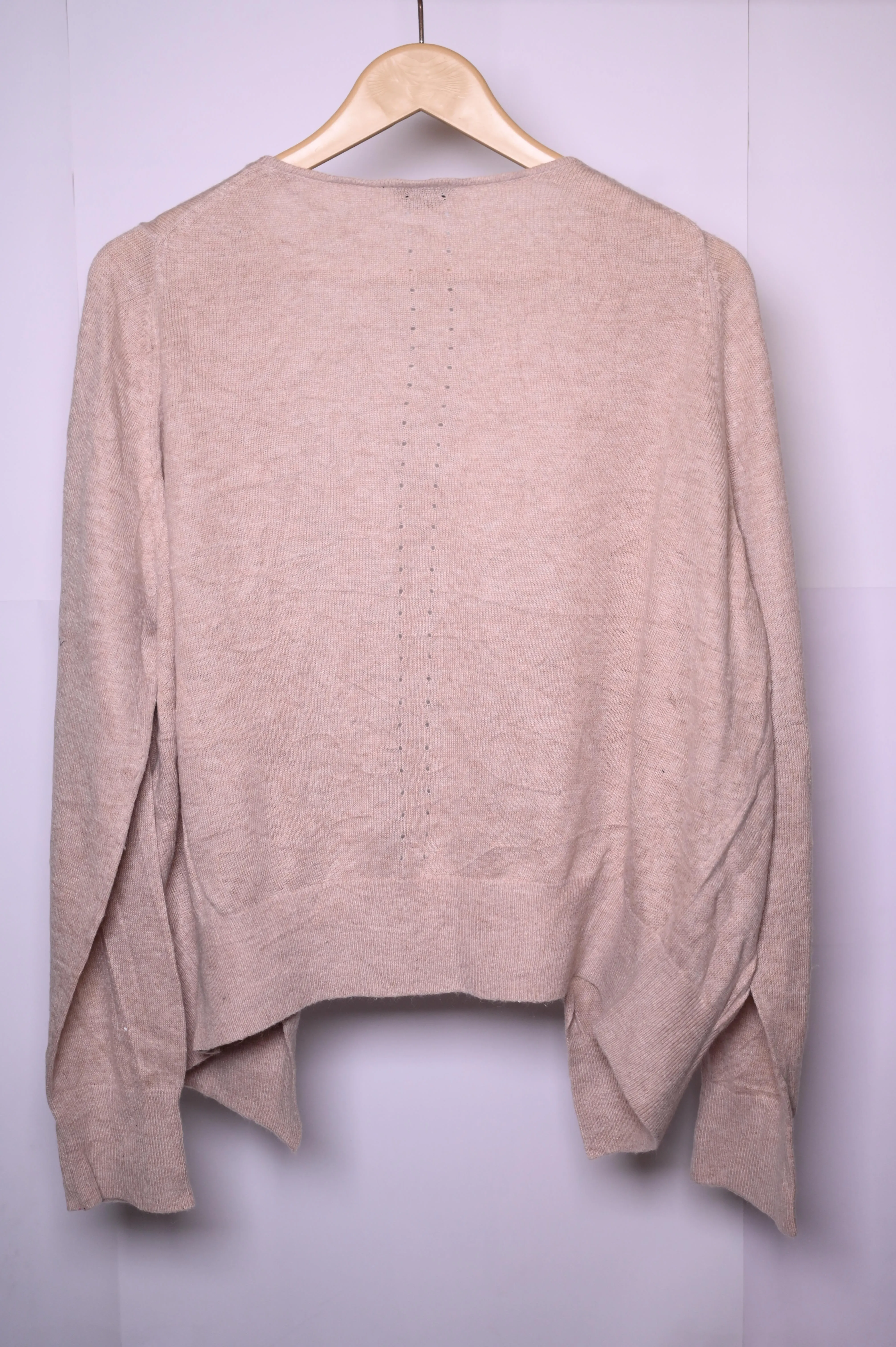 Cream Acrylic Shrug