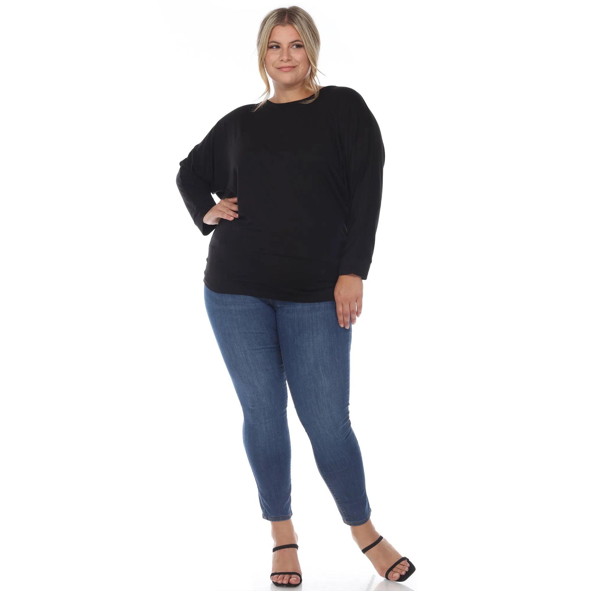 Dolman Sleeve Top - Plus