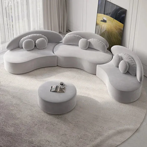Fully Upholstered Indoor Furniture - Sofa Set - Allamanda