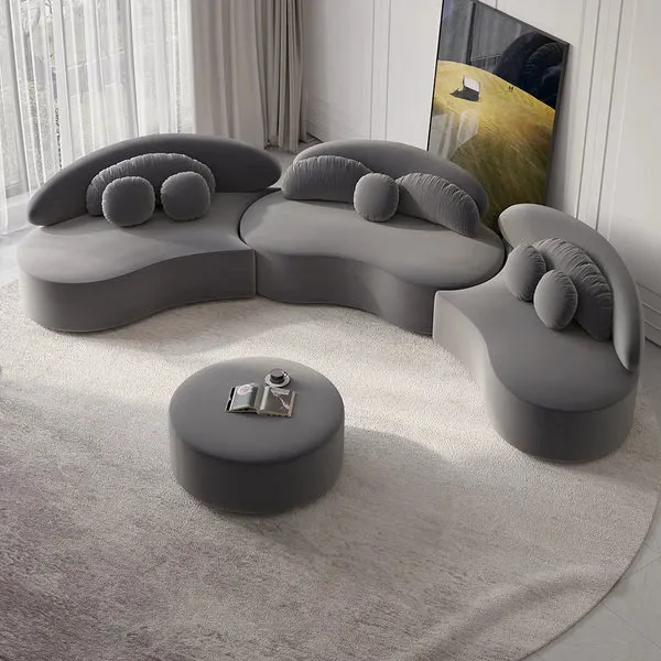 Fully Upholstered Indoor Furniture - Sofa Set - Allamanda