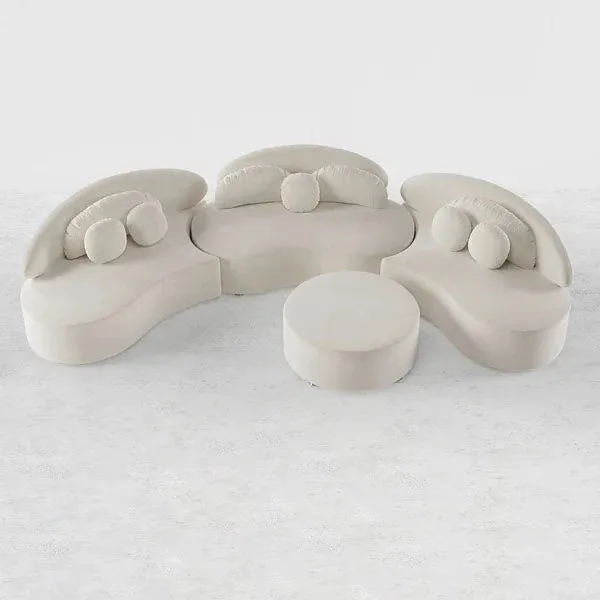 Fully Upholstered Indoor Furniture - Sofa Set - Allamanda