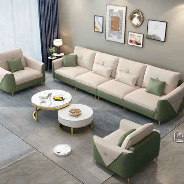 Fully Upholstered Indoor Furniture - Sofa Set - Flared