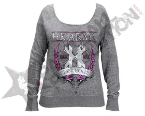 HK Army Sweater Girls Crest Grey - S - S - S - S - S