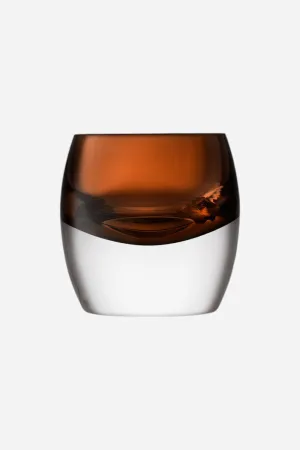 LSA International Whiskey Club Tumbler in Peat Brown - Set of 2