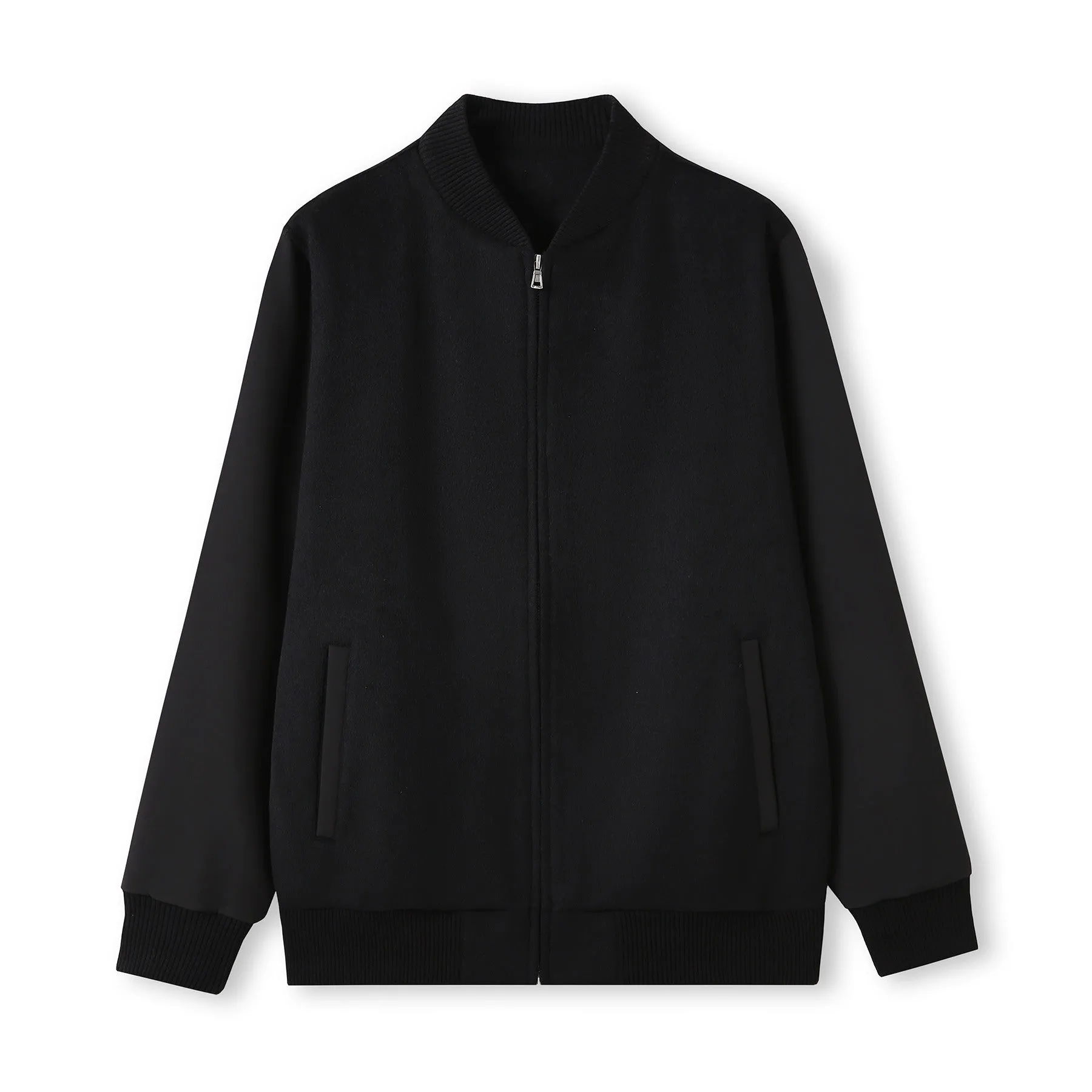 Men's/Unisex Wool Blend Soft Shell Varsity Jacket - F372WS