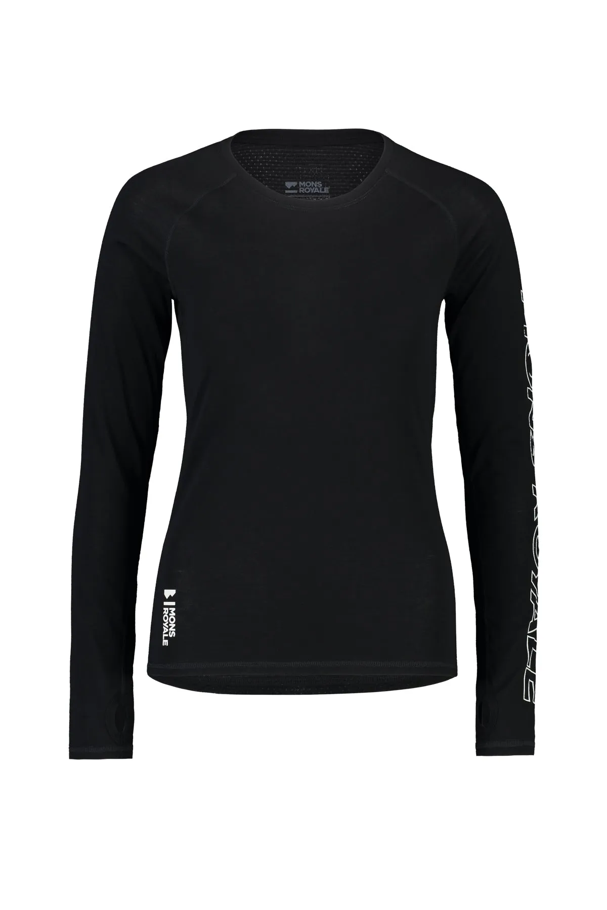 Mons Royale Bella Tech Long Sleeve Womens Black