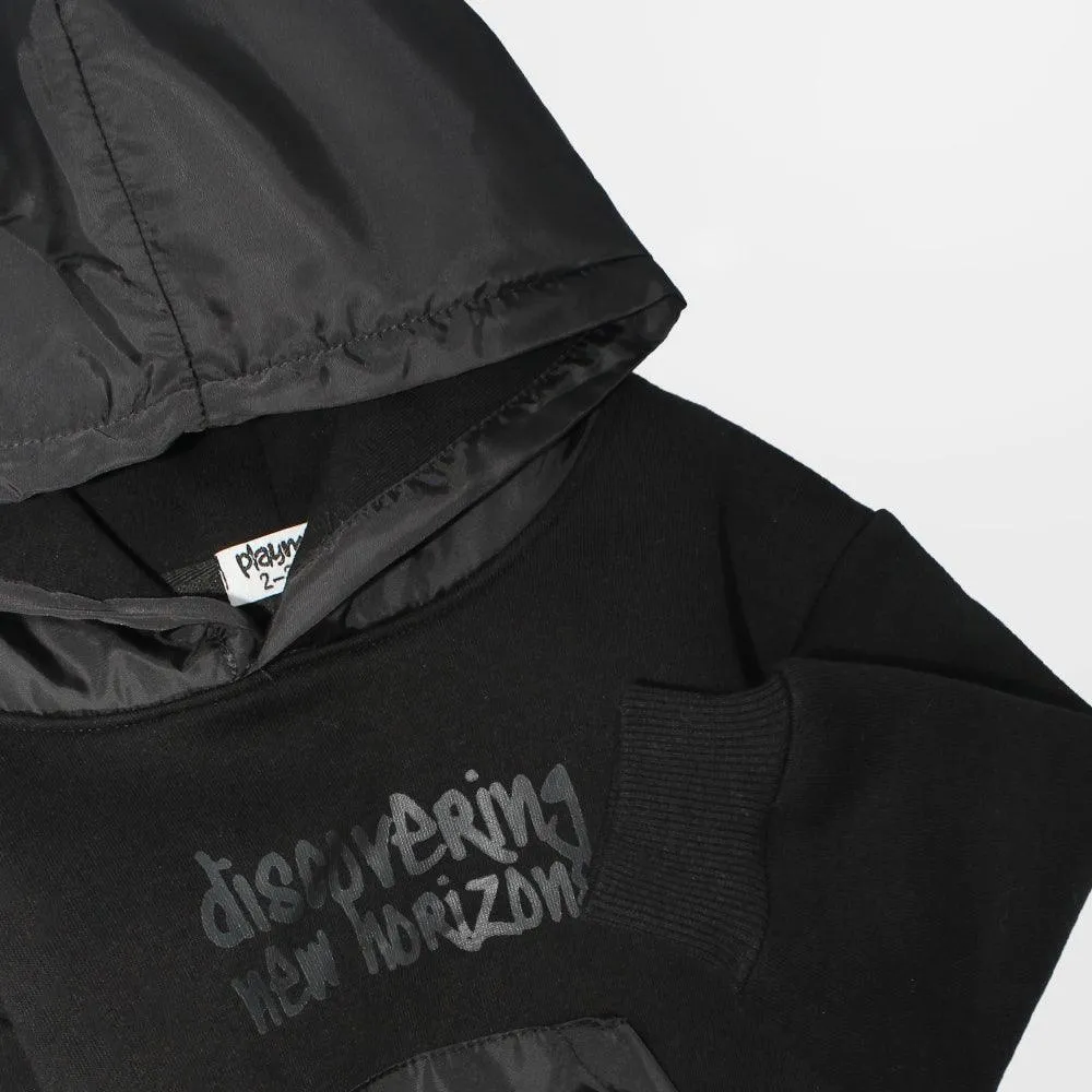 New Horizons Long-Sleeved Fleeced Hoodie