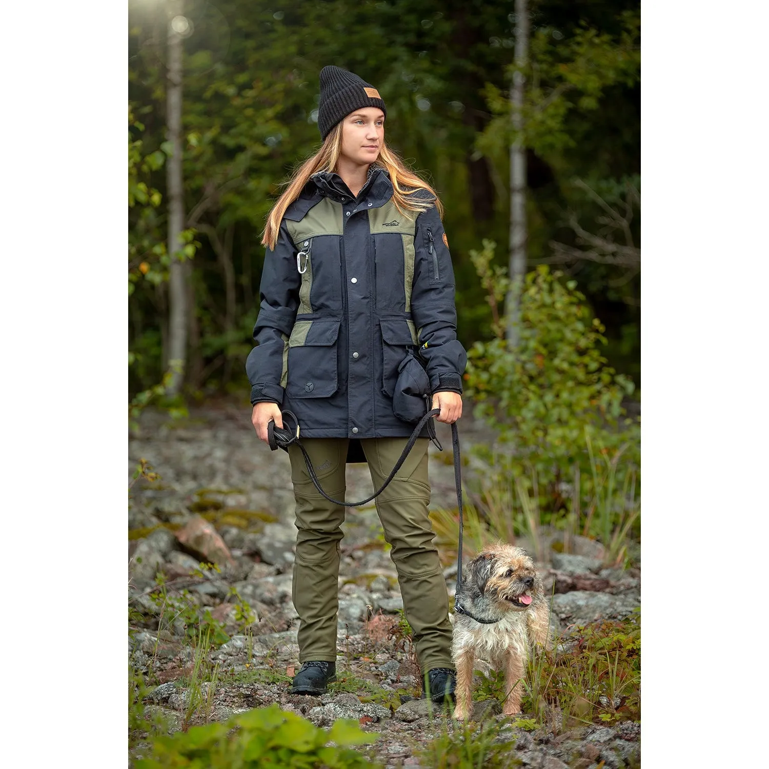 New Waterproof Original Winter Jacket Lady (Black/Olive)