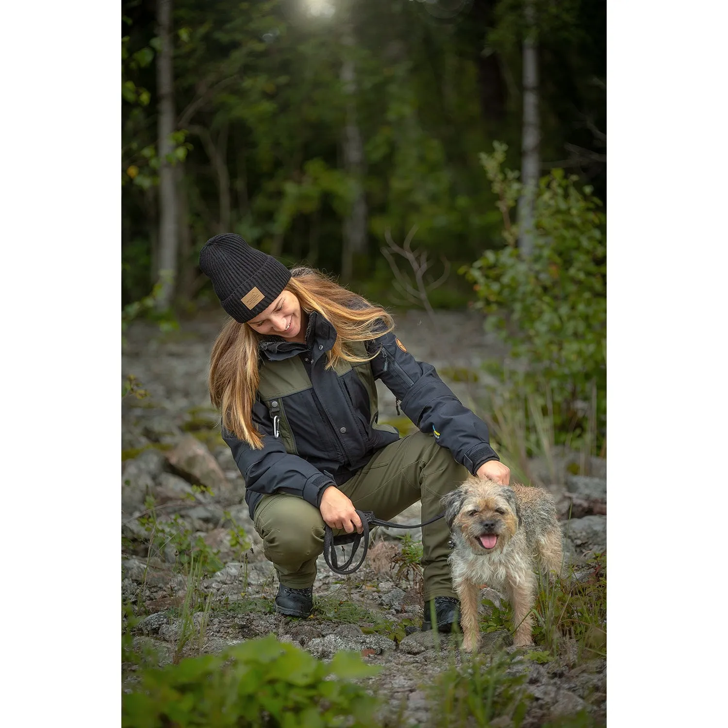 New Waterproof Original Winter Jacket Lady (Black/Olive)