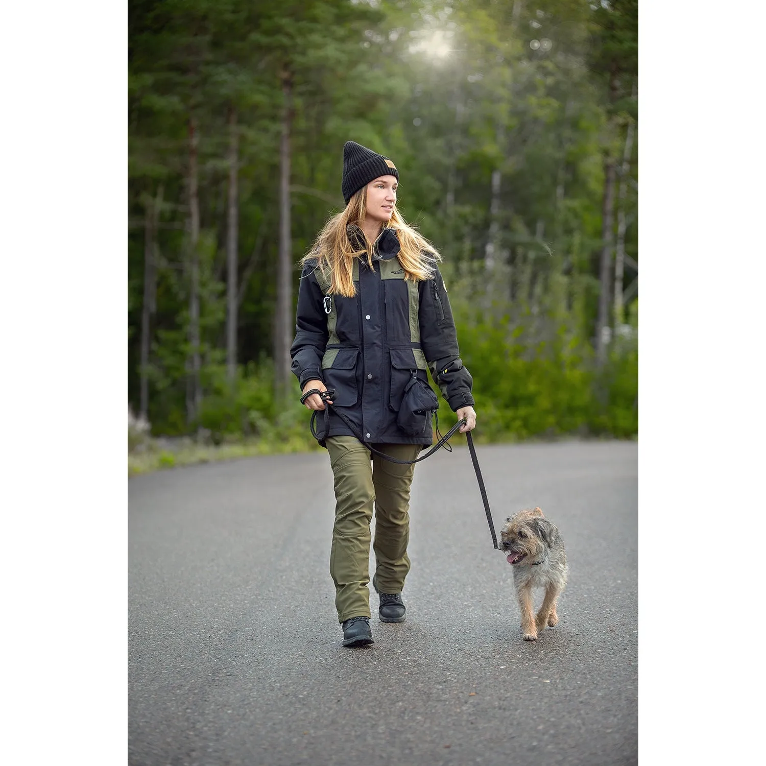 New Waterproof Original Winter Jacket Lady (Black/Olive)