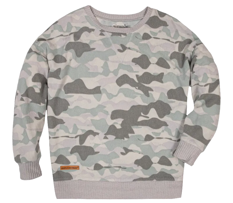 Simply Southern Super Soft Camouflage Sweatshirt