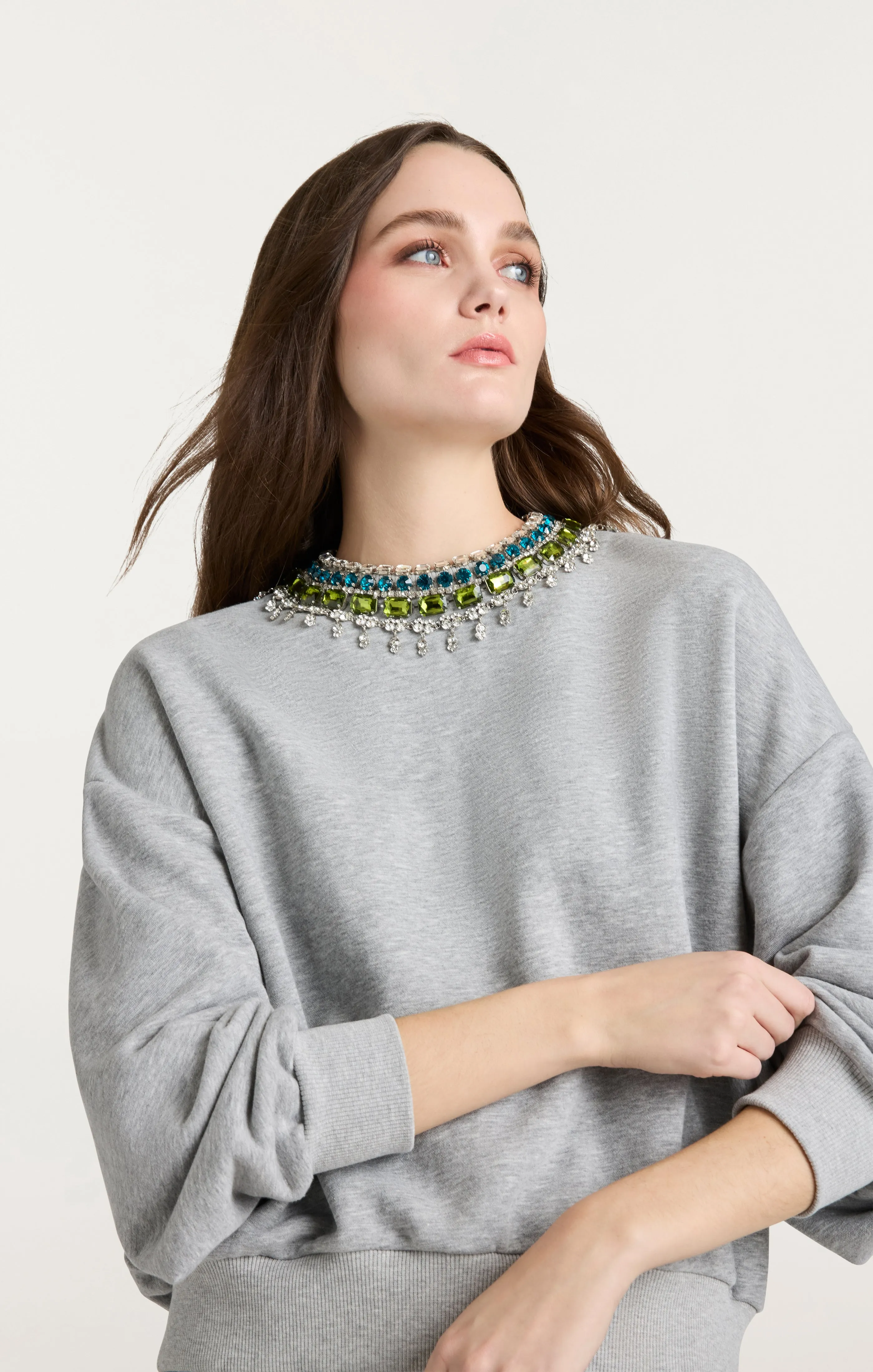 Stacked Necklace Brandy Pullover