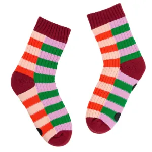 Super Stripe Knit House Socks