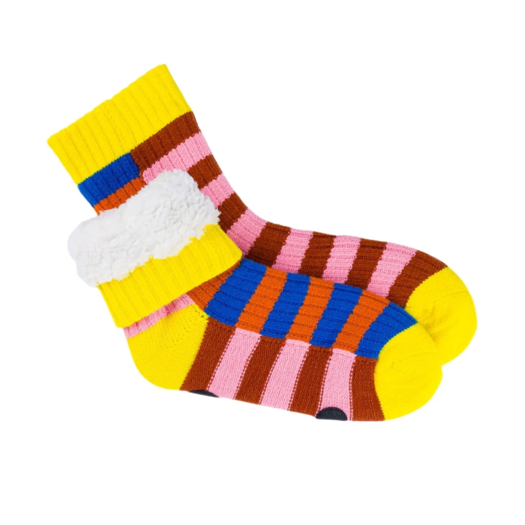 Super Stripe Knit House Socks