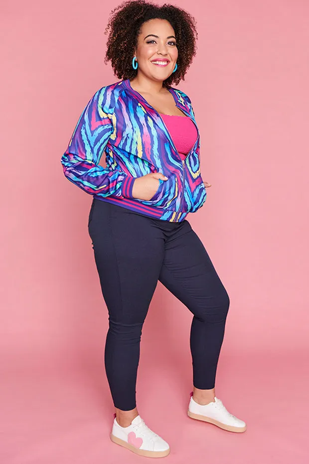 Sutton Rainbow Zebra Jacket