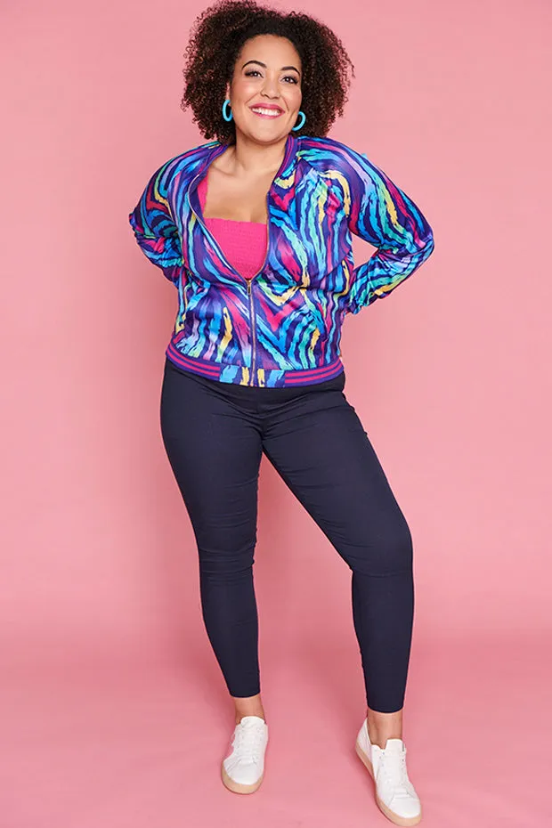 Sutton Rainbow Zebra Jacket