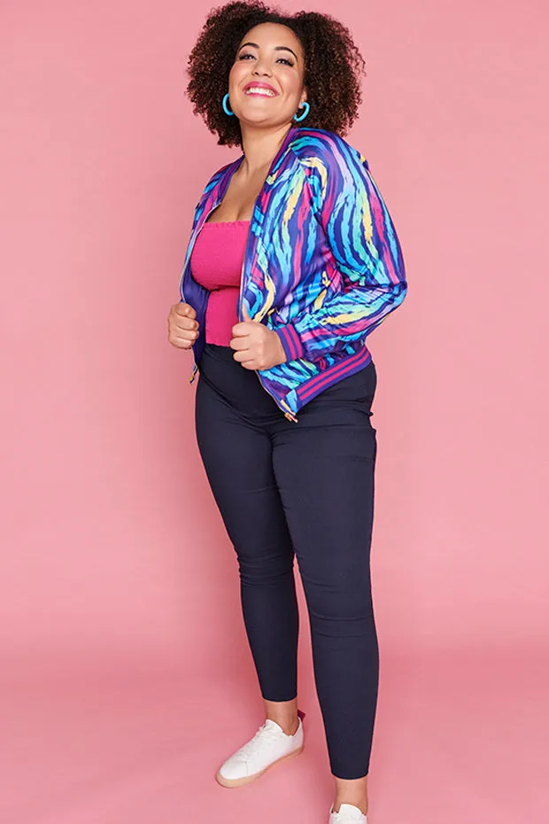 Sutton Rainbow Zebra Jacket