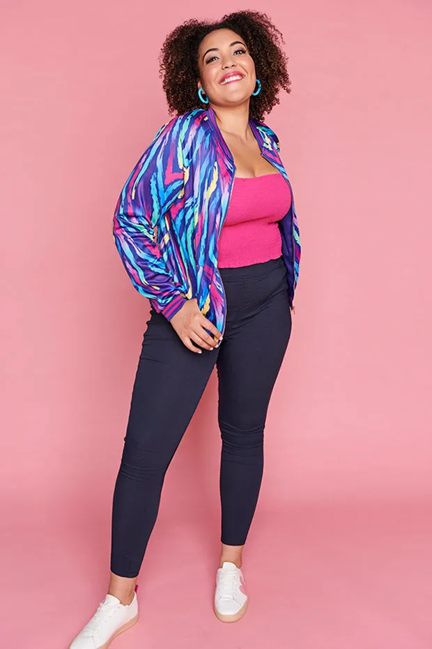 Sutton Rainbow Zebra Jacket