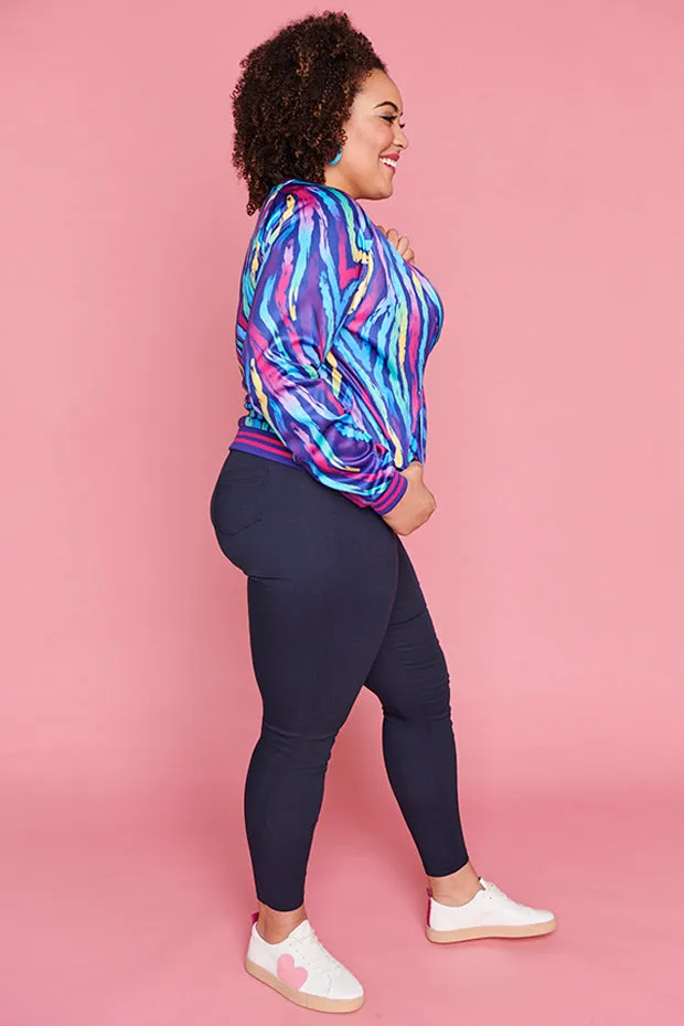 Sutton Rainbow Zebra Jacket