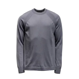 Tech Merino Crew Glacier Grey