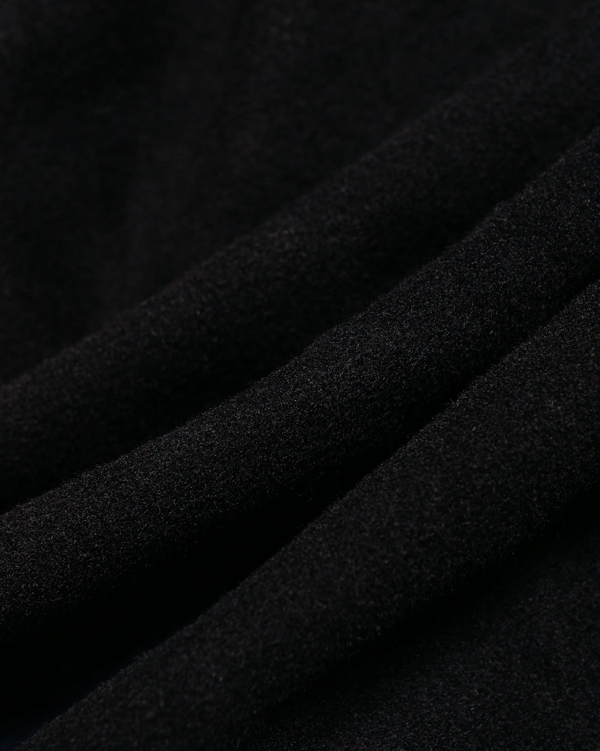 Tender Type 942 Lobster Tail Jacket Black Wool Baize Hadal Blue