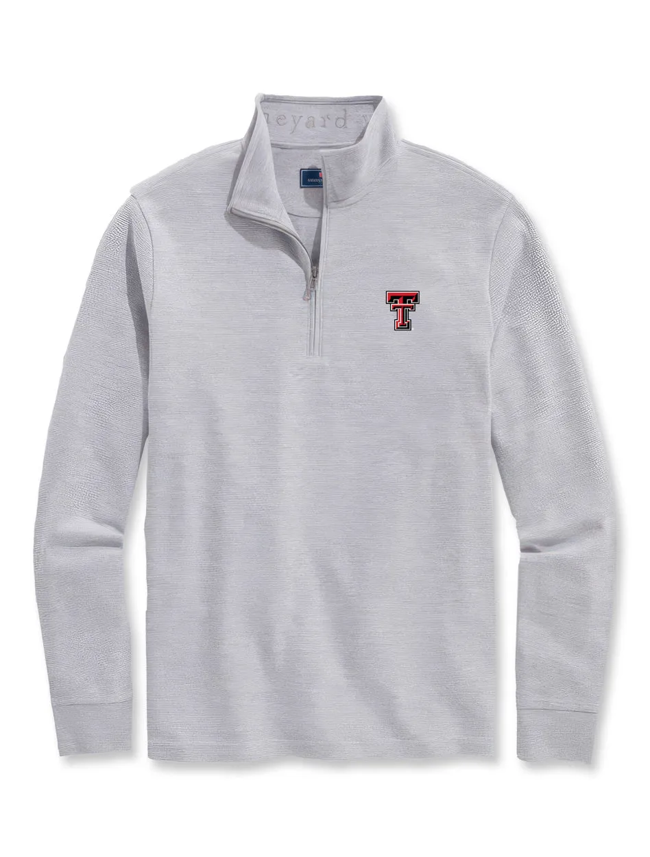 Texas Tech Vineyard Vines Striped Saltwater Quarter Zip
