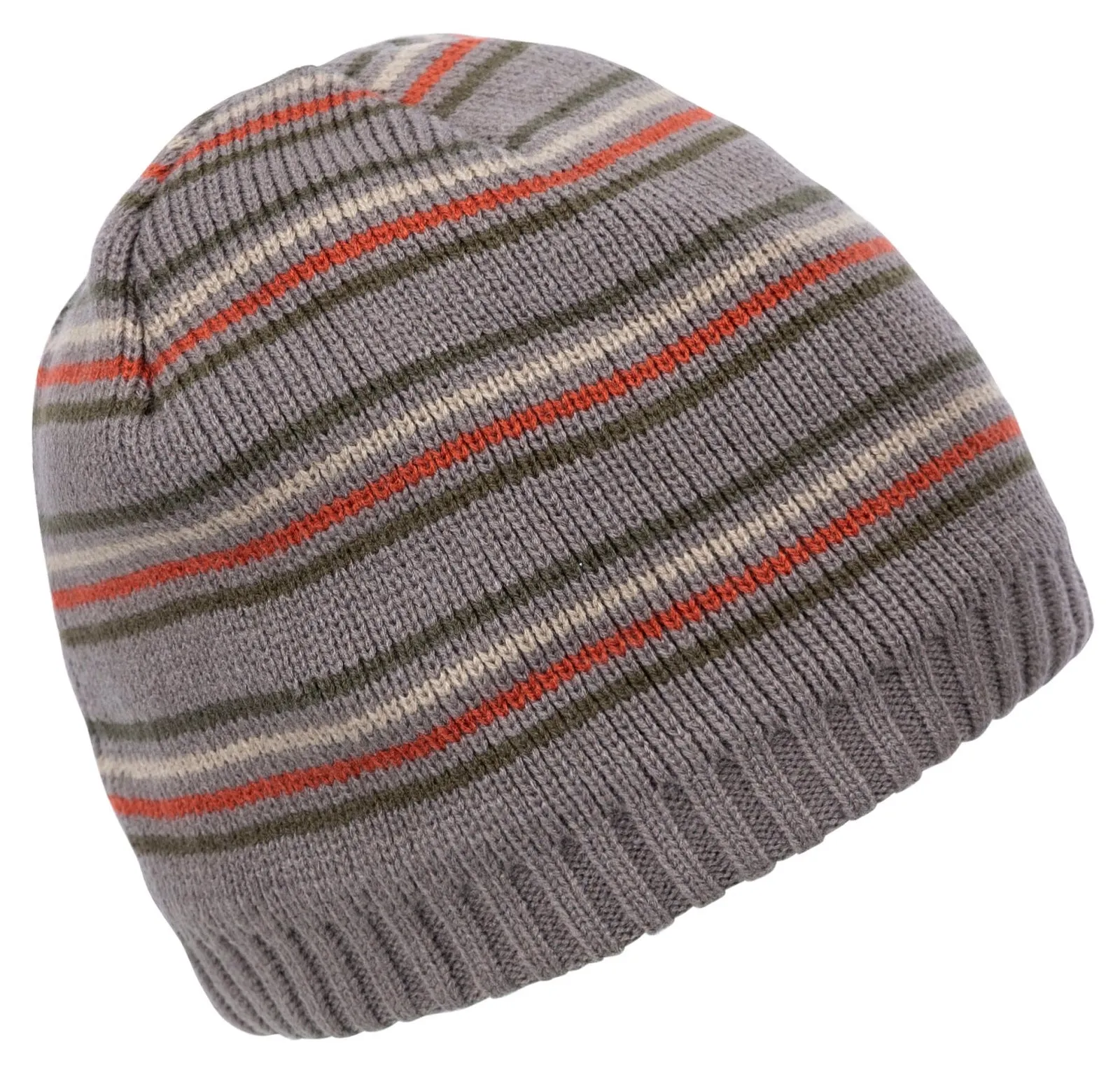 Trespass Adults Ray Fleece Lined Striped Beanie Hat