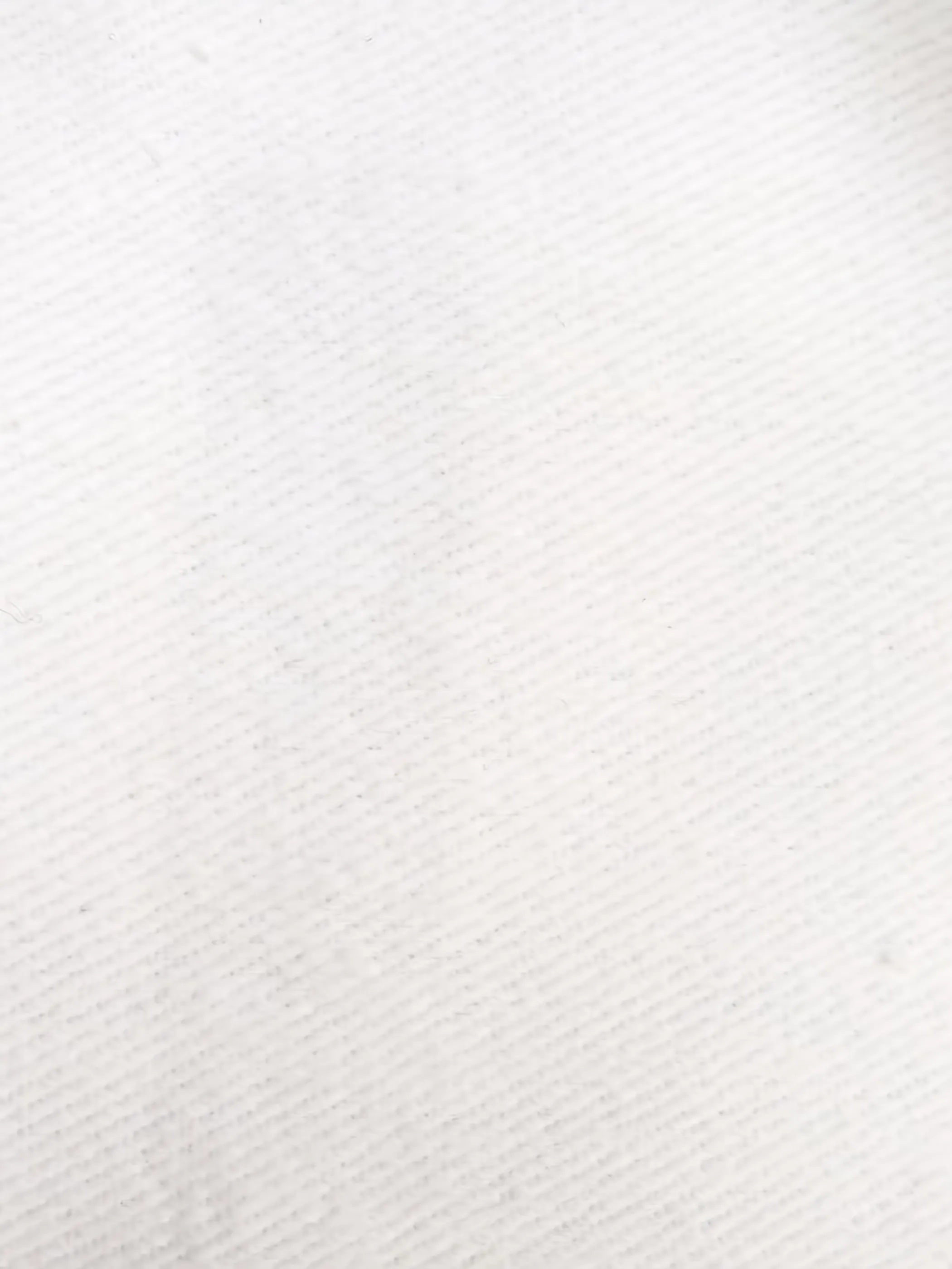 White 10OZ 100% Cotton Brushed Denim Fabric