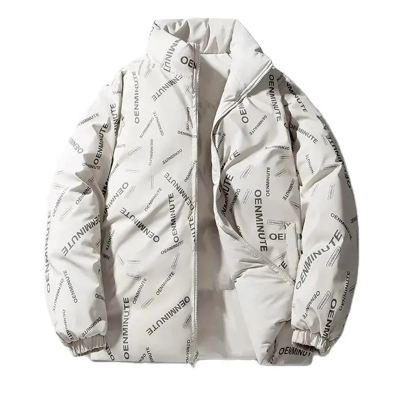 Winter New Men And Women Couples Cotton-Padded Jacket Thickened Solid Color Double-Sided Coat Fashion Casual Cardigan Warm Coat