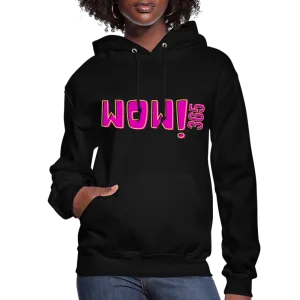 Womens Hoodie - Pullover Hooded Sweatshirt - Pink Graphic/wow 365