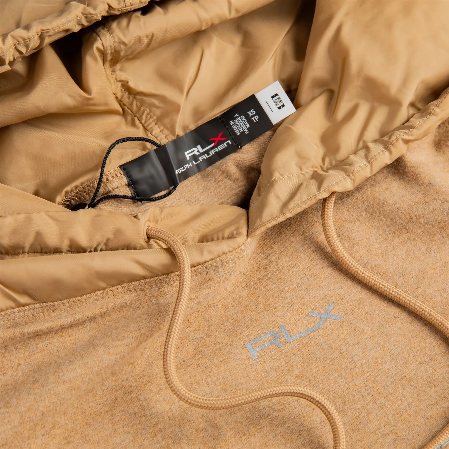 Womens LS Cloud Fleece Hoodie Warm Brown Heather - AW23