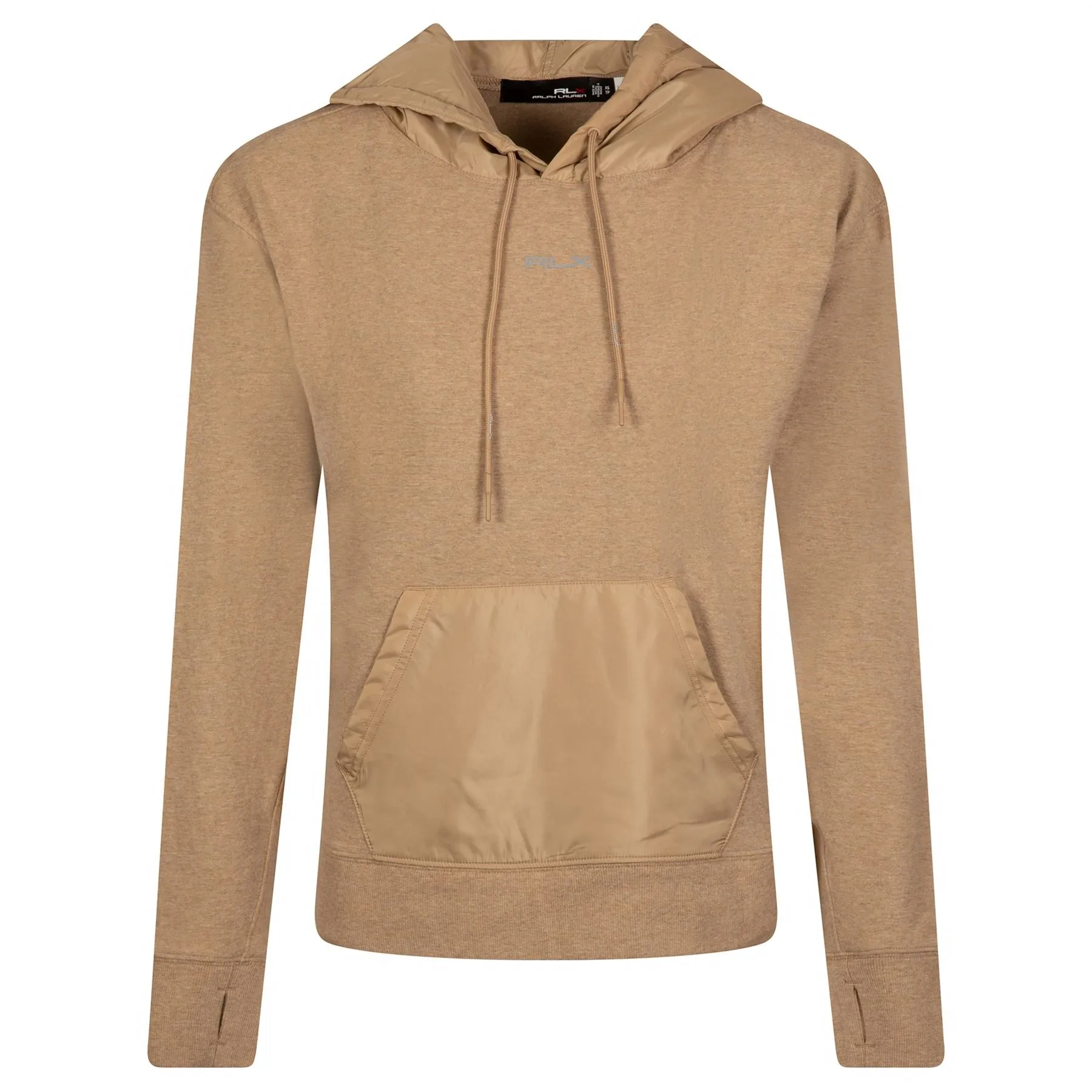 Womens LS Cloud Fleece Hoodie Warm Brown Heather - AW23