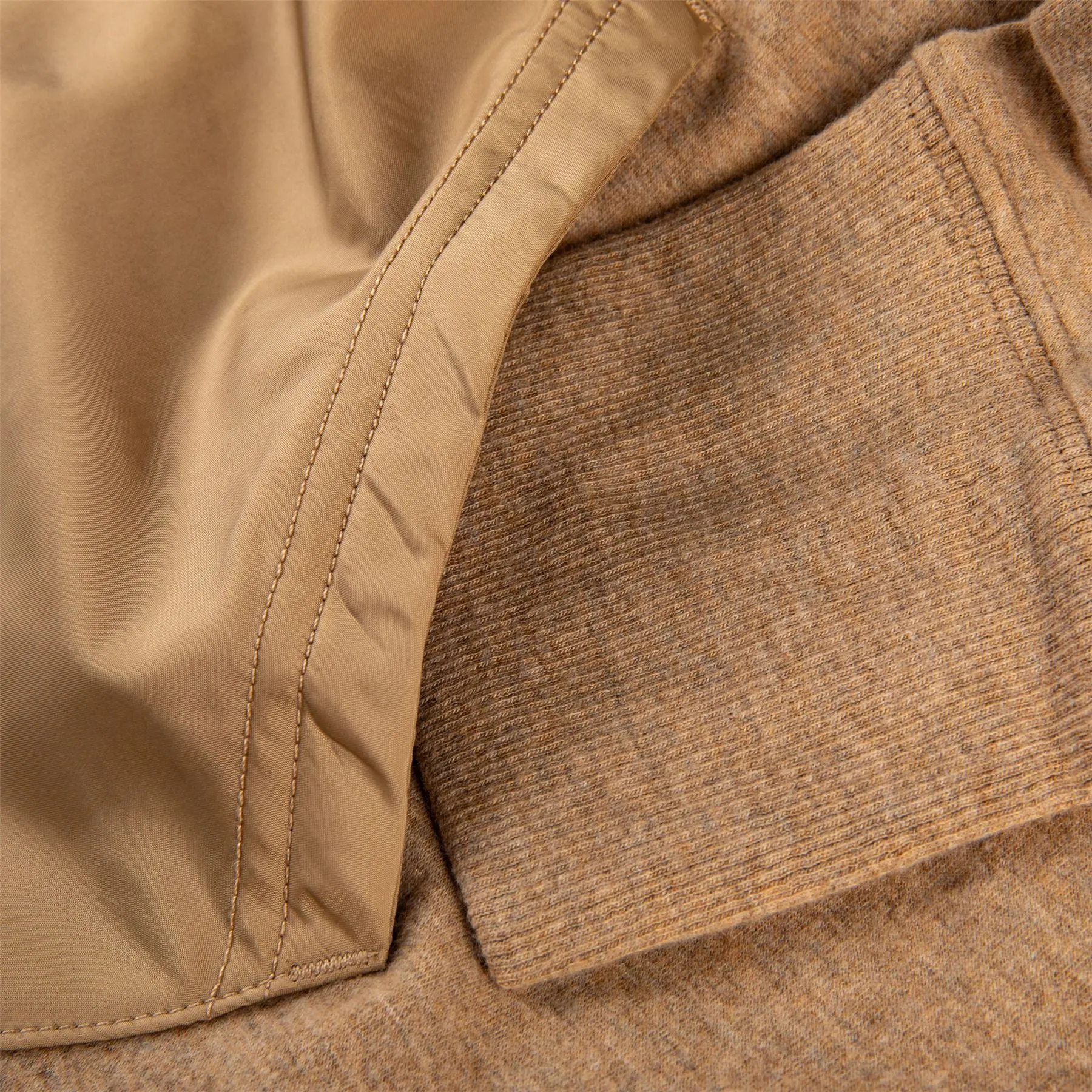 Womens LS Cloud Fleece Hoodie Warm Brown Heather - AW23