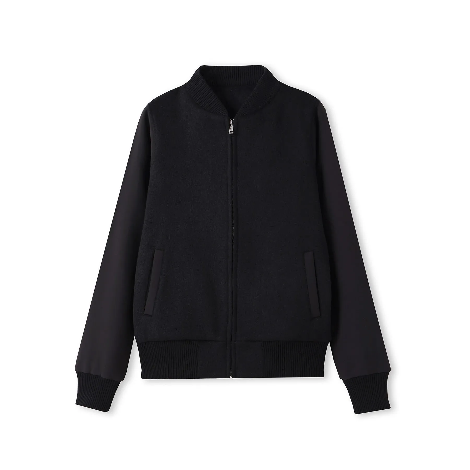 Women's/Junior Wool Blend Soft Shell Varsity Jacket - F372UN